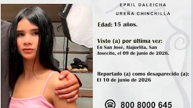 OIJ busca a adolescente de 15 años desaparecida en Alajuelita: ¿La ha visto?