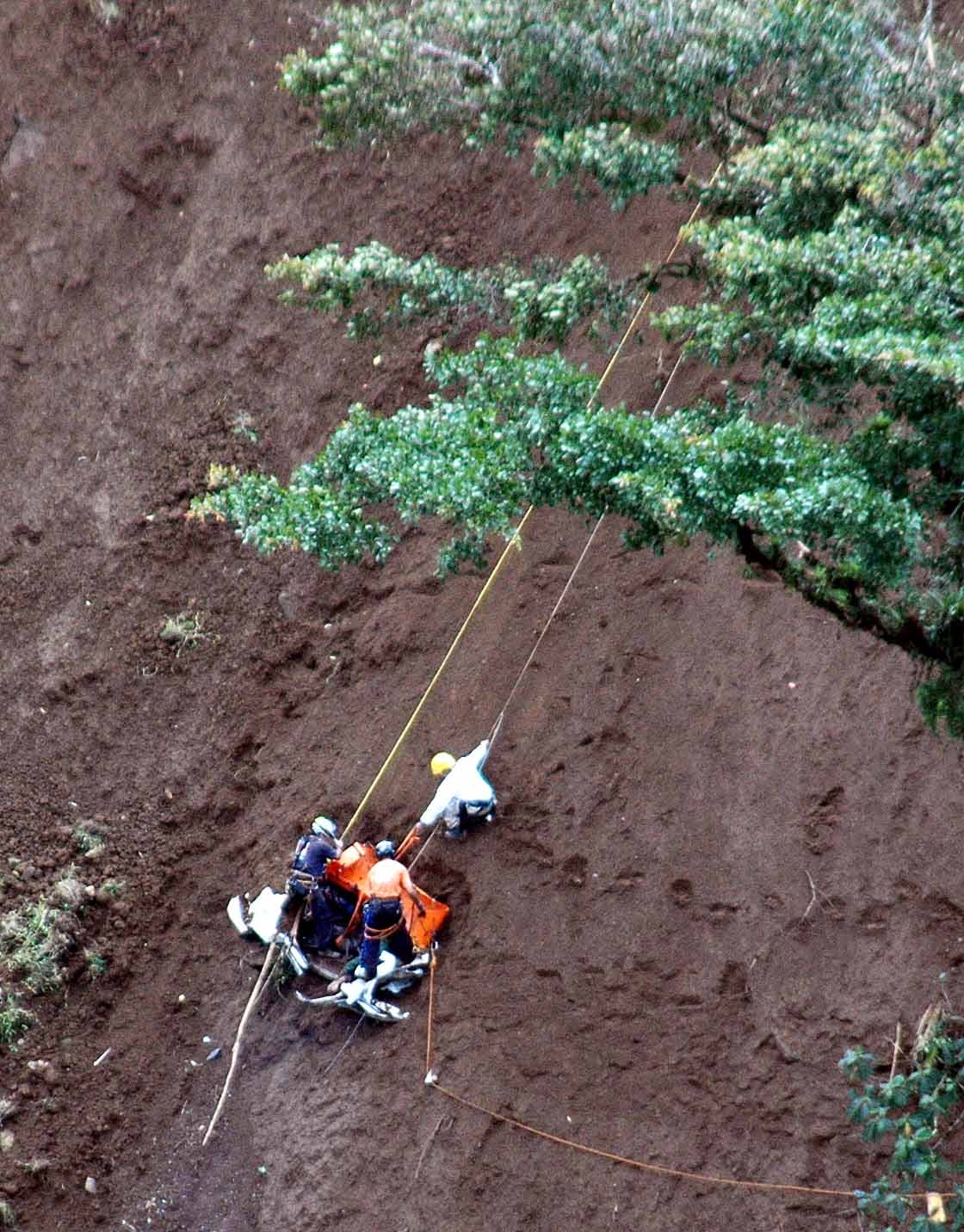 Terremoto Cinchona, 8 enero de 2009. Foto Archivo.
