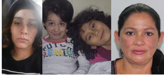 Mirna del Carmen Martínez Escobar, como de la madre de los menores identificada como Katherine Martínez Escobar.