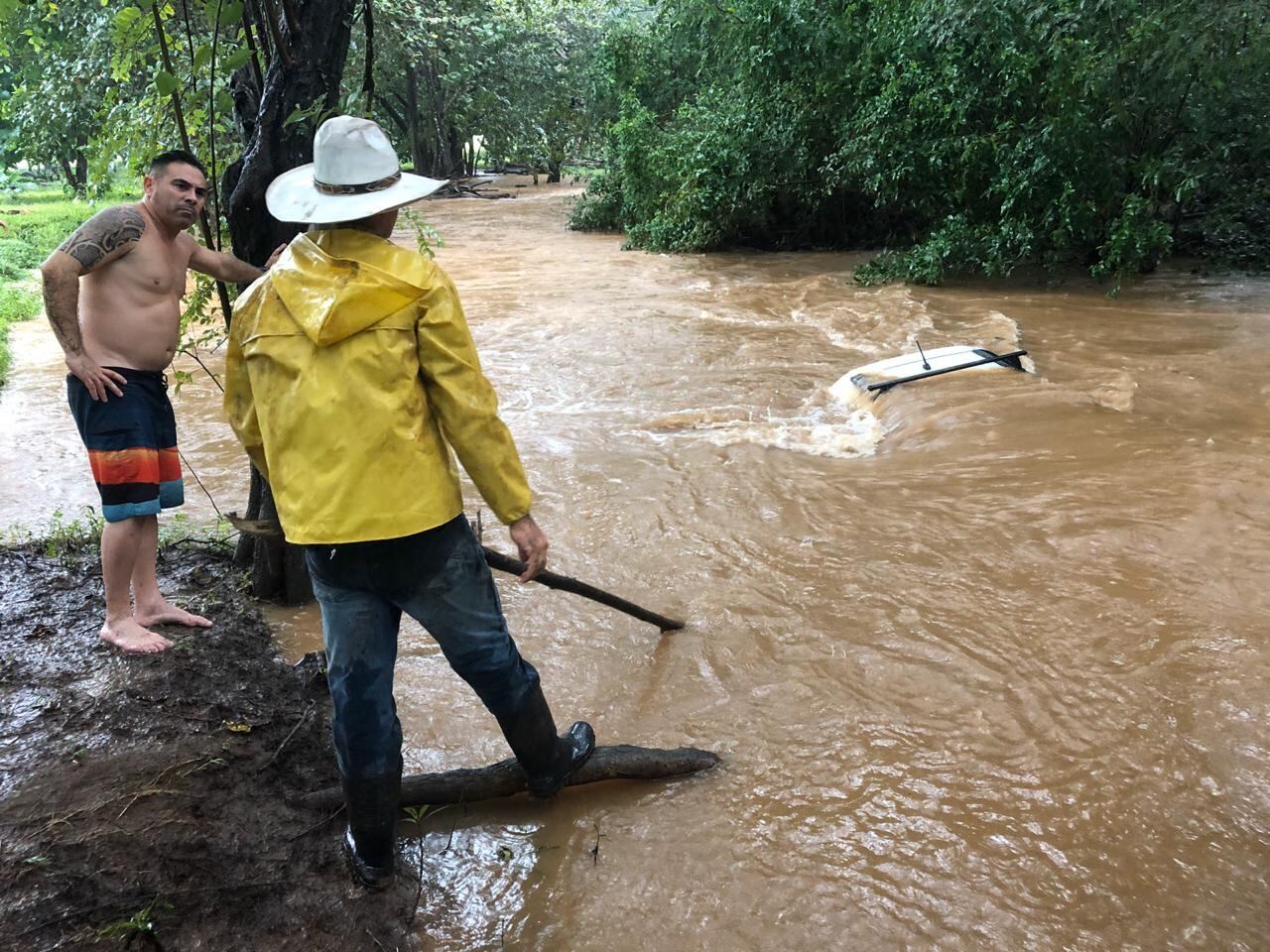 Inundaciones en Nosara de Guanacaste y Nicoya. Foto cortesía Guana Noticias.