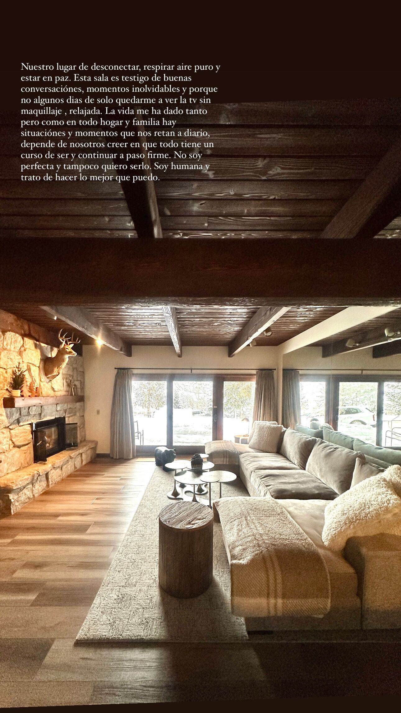 Lynda Díaz abrió su corazón para hablar de ella y de su familia en un sincero y reflexivo mensaje que publicó en sus redes con una foto de su casota menos conocida, pero que es su oasis de paz.