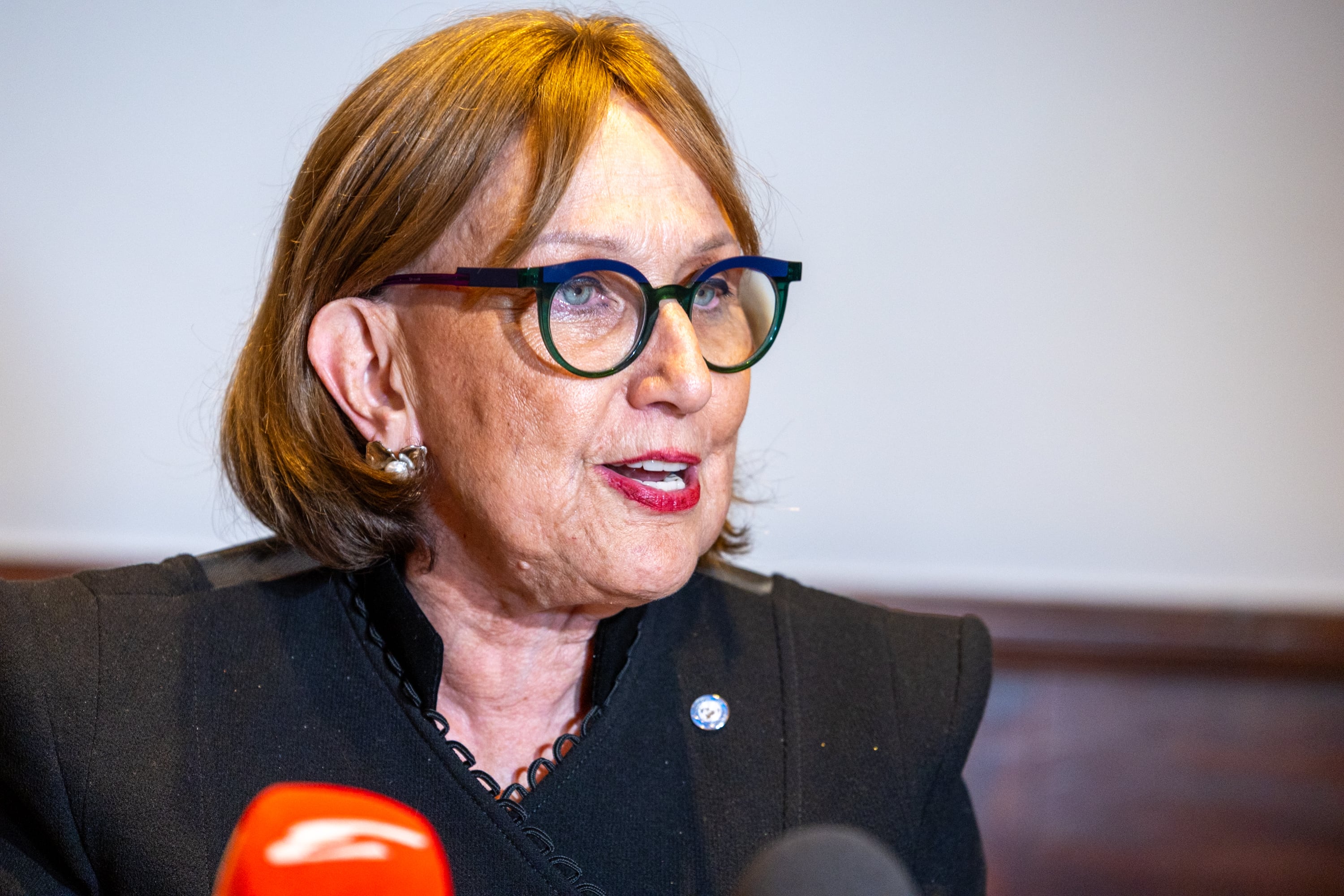 16/10/2026, San José, Hotel Internacional, conferencia de prensa de Rebeca Grynspan.