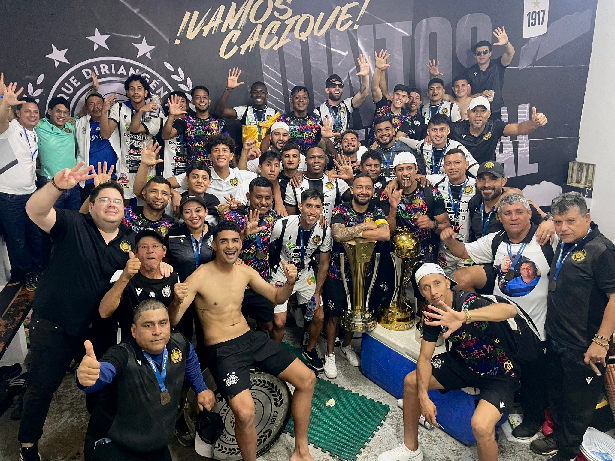 El Cacique Diriangén se coronó como tricampeón del fútbol de Nicaragua. Foto: X Cacique Diriangén.