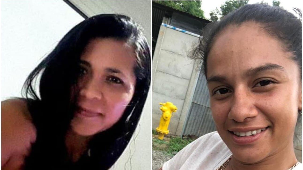 Sonia obando (izquierda) sobrevivió a un ataque despiadado a machetazos, Franciny Duarte Araya fue asesinada y quemada, ambas fueron atacadas por el mismo hombre en diferentes fechas. Foto: La Teja