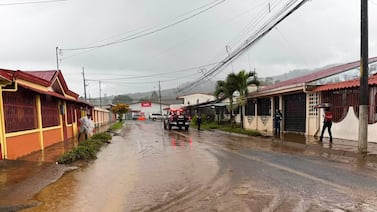 Fuertes lluvias golpean varios cantones y provocan incidentes en Cartago