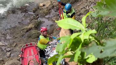 Embarazada sobrevive a caída de seis metros