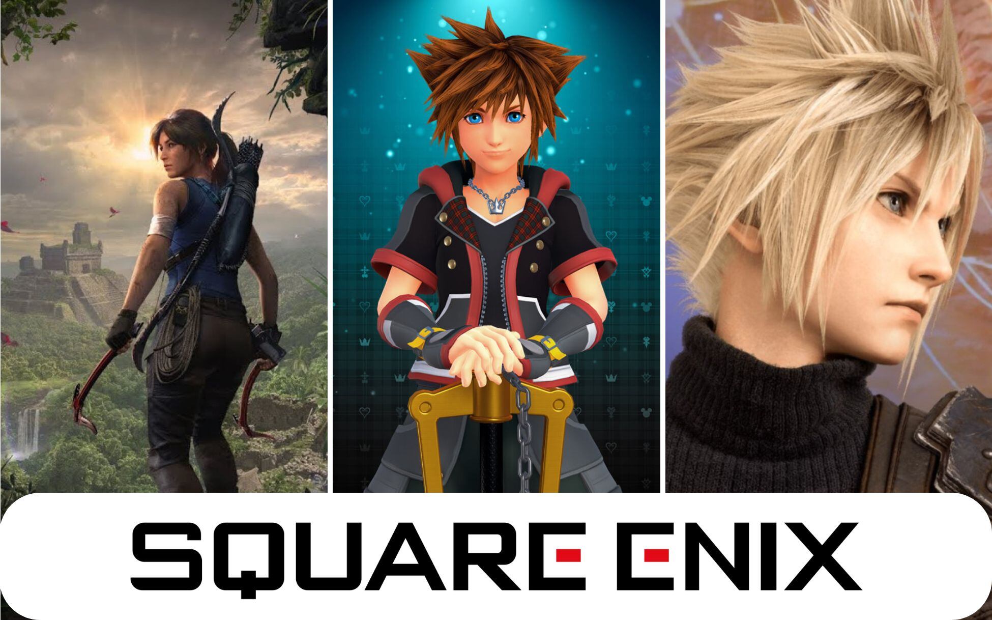 Square Enix ha estado detrás de algunas de las franquicias más reconocidas como Tomi Raider, Kingdom Hearts y Final Fantasy.