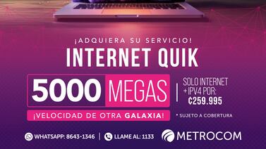 Metrocom revoluciona la conectividad en Costa Rica con tecnología 50GPON