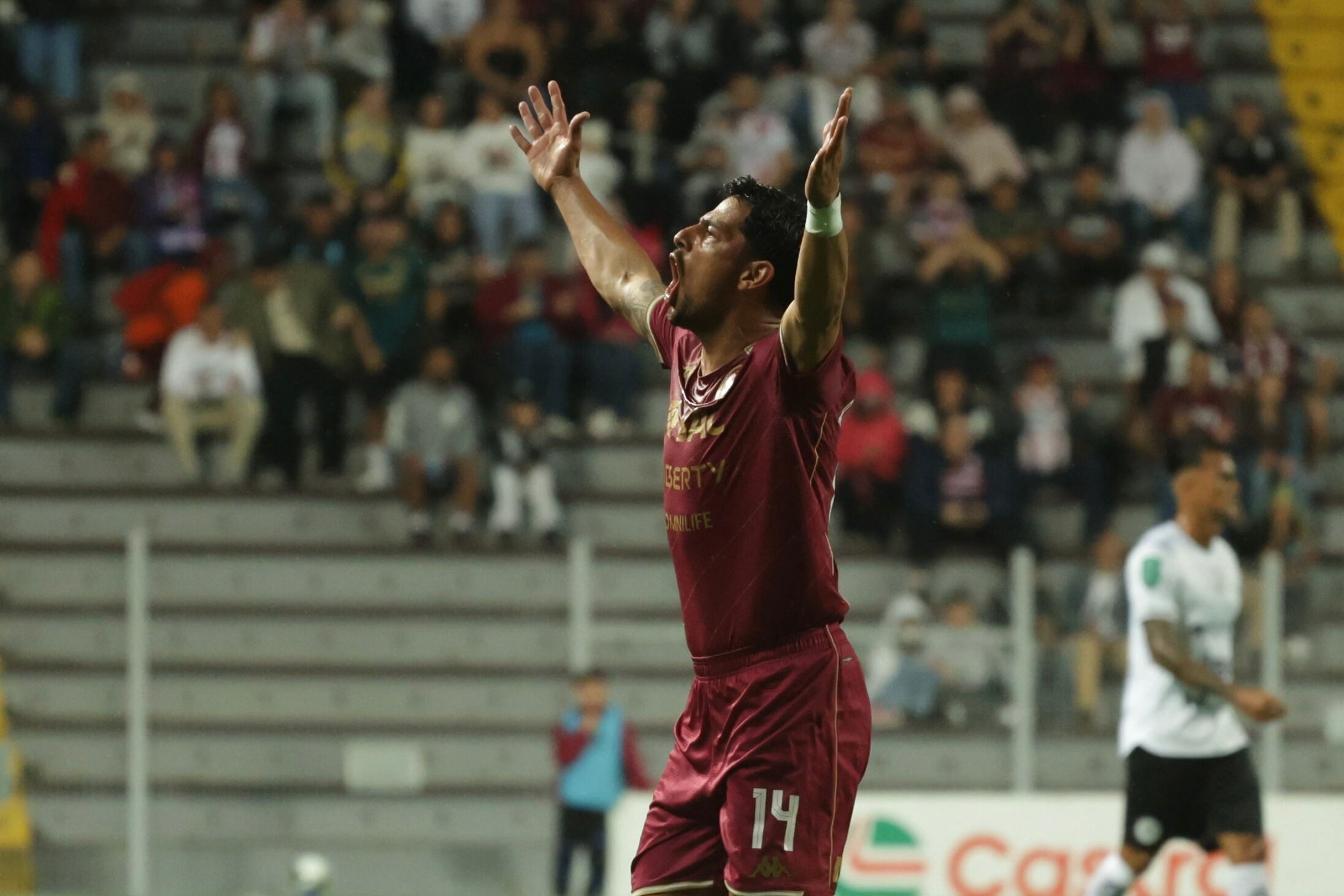 23/08/2025, San José, Estadio Ricardo Saprissa, partido de la jornada 5 del torneo de apertura 2025 entre el Deportivo Saprissa y Sporting FC.