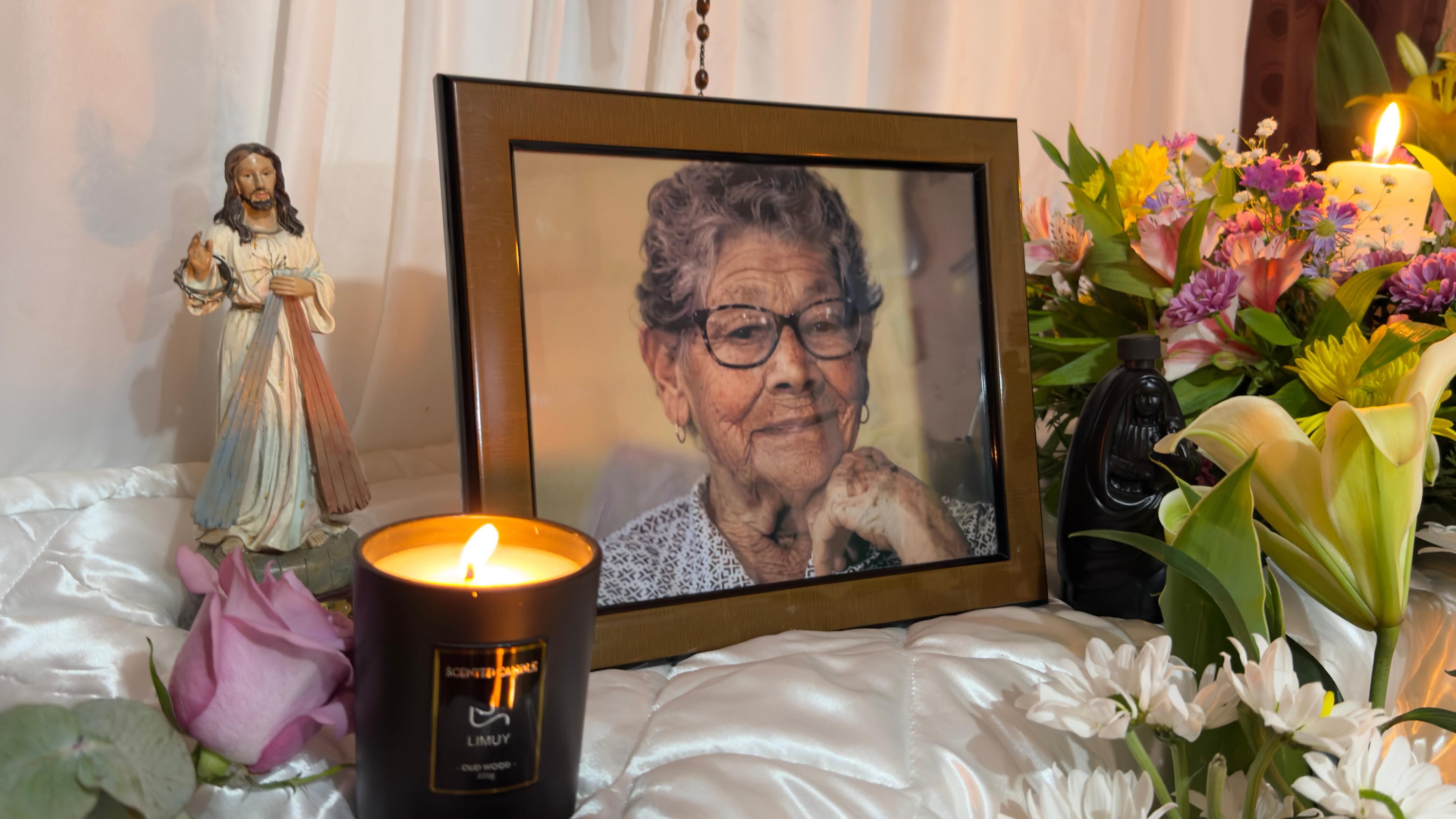 Emma Otarola, señora que murió al caer a guindo en Juan Viñas. Foto cortesía familia de Emma Otarola.