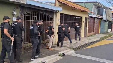 Así entró el OIJ a casa de modelo para detener a su esposo, quien es sospechoso de lavado de dinero