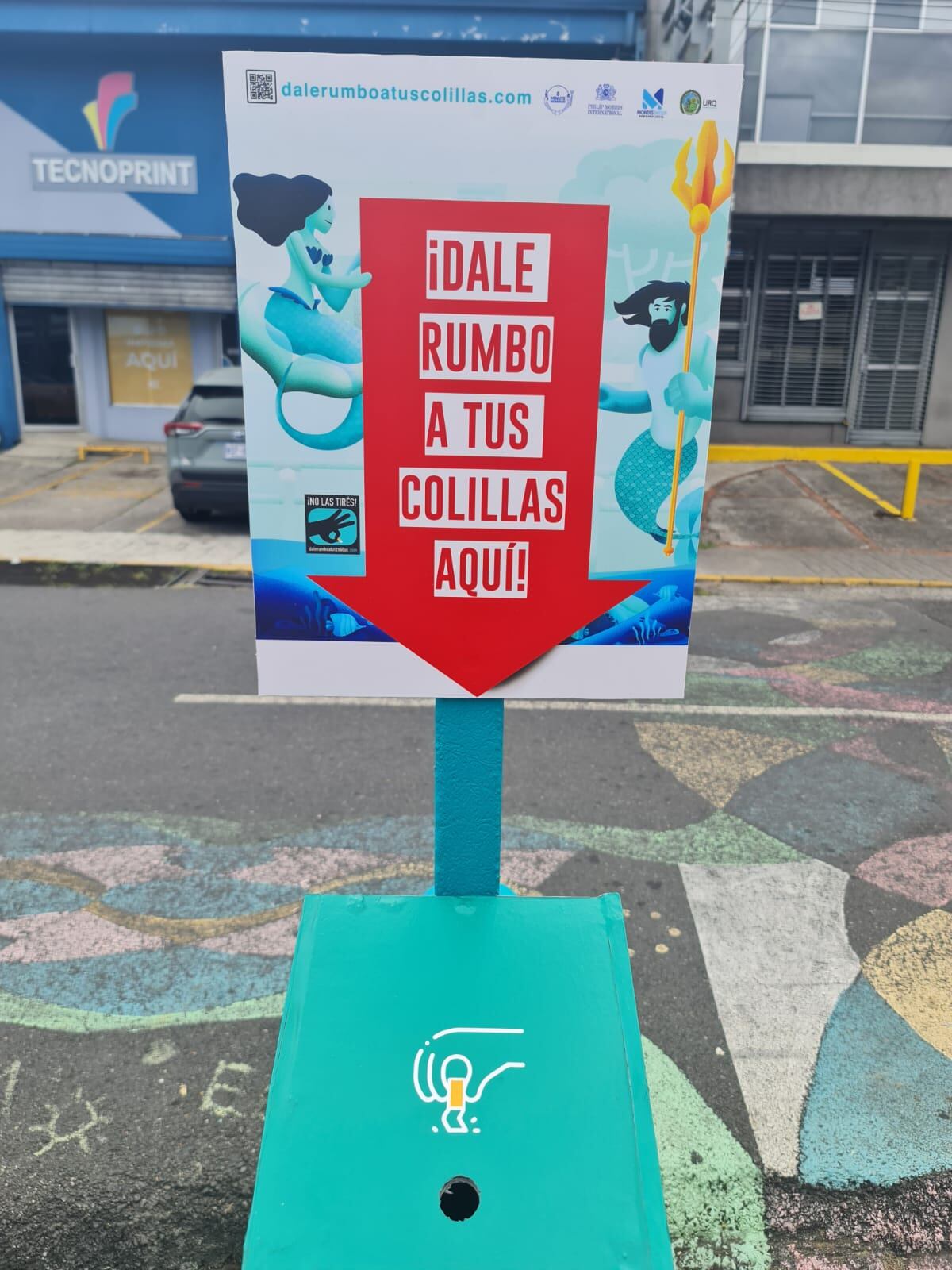 Recolectores de colillas en Montes de Oca