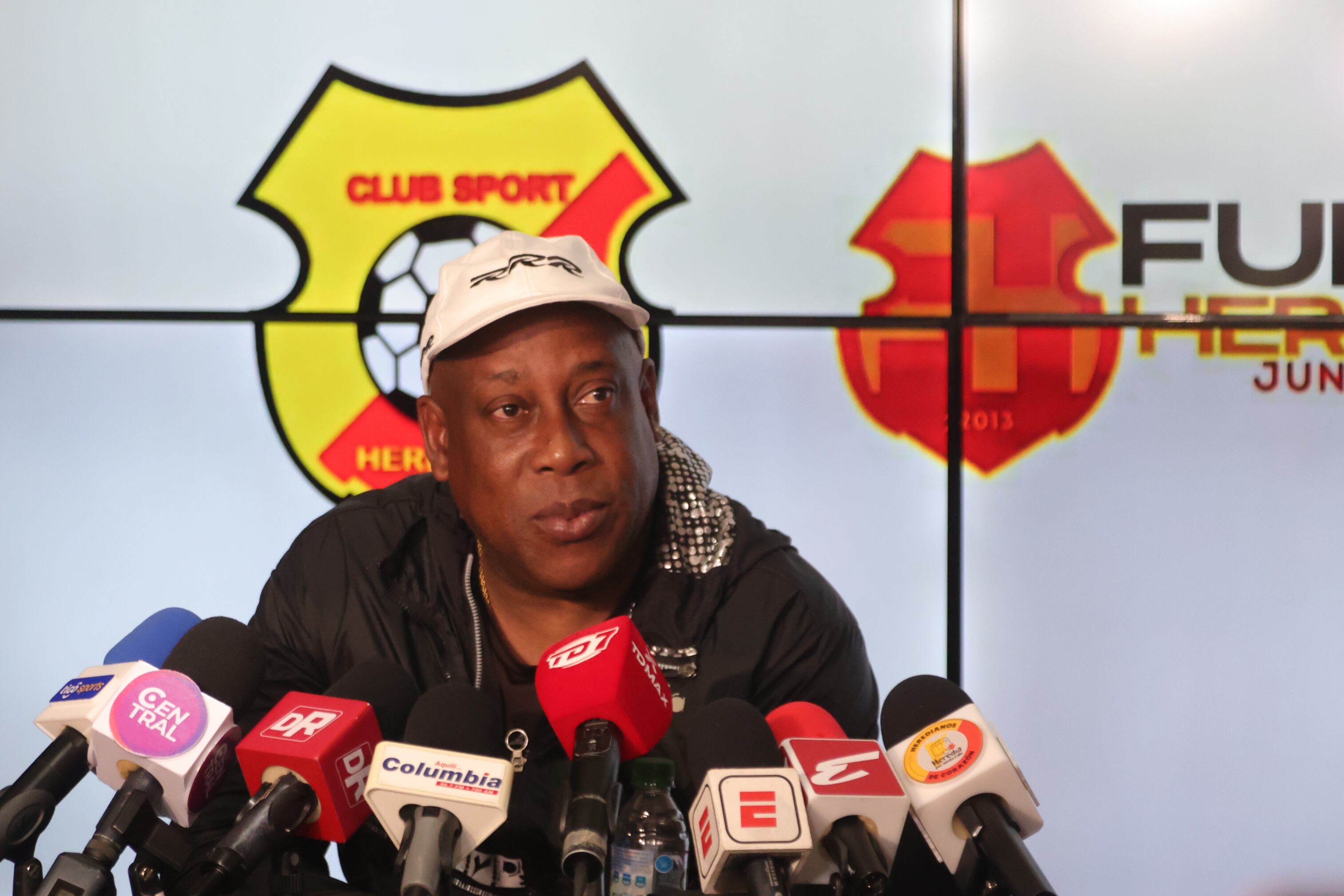 14/08/2025/ Hernán Medford es presentado como nuevo director técnico del Club Sport Herediano para el torneo apertura 2025 / Foto John Durán