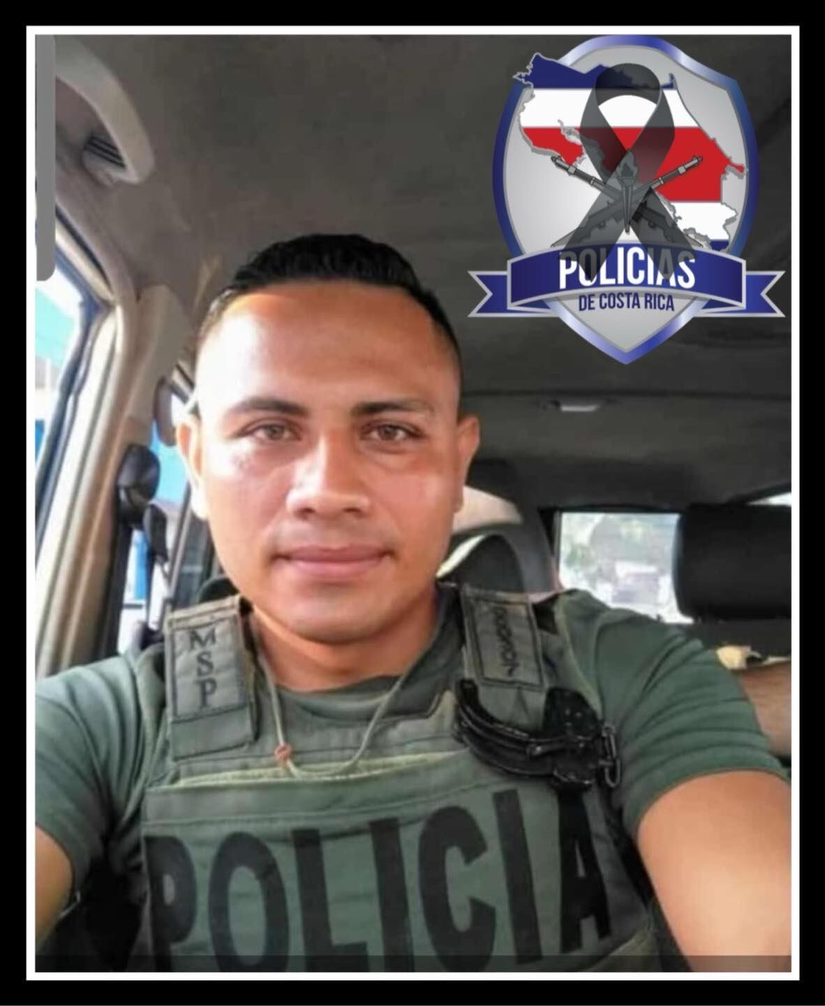 MInor Martínez, oficial fallecido en el cumplimiento de su deber.