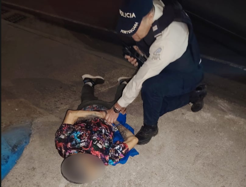El reo fue capturado en Guachipelín de Escazú. Foto MJ