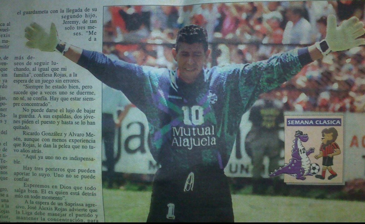 José Alexis Rojas usó el número diez en algunos partidos en Alajuelense.