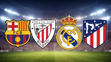 Barcelona vs. Athletic, Real Madrid vs Atlético: ¿A qué hora y por cuál canal ver la Supercopa de España?