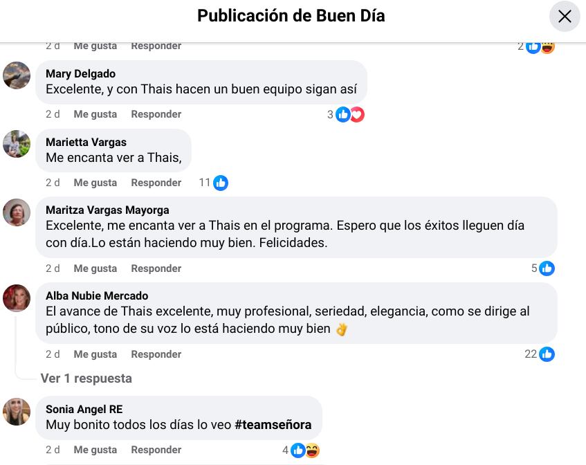 Buen día, programa de Teletica