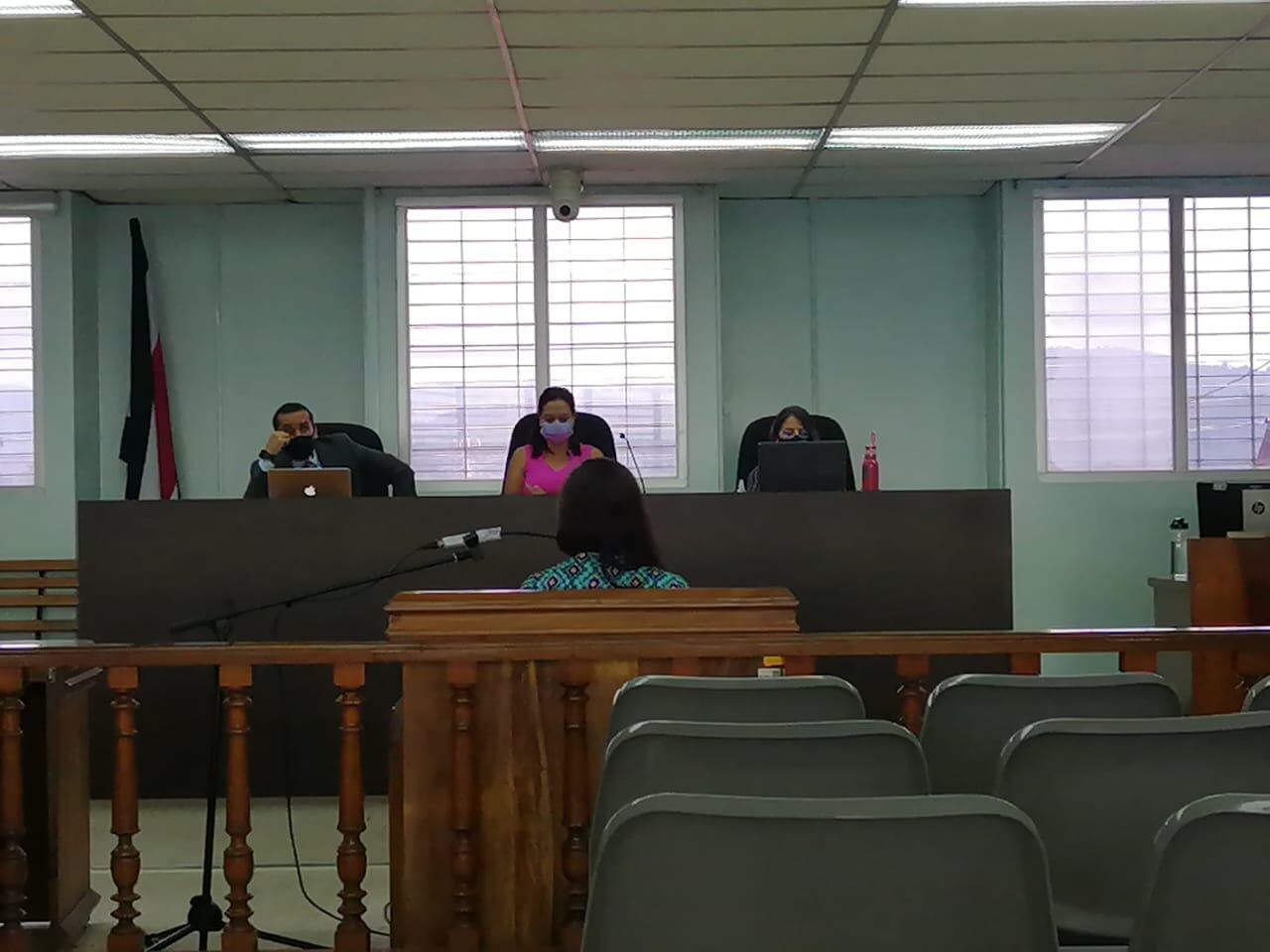 Juicio por homicidio de Luany Salazar. Foto Keyna Calderón.