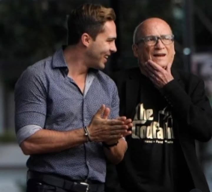 Ítalo Marenco y su papá Alvaro Marenco