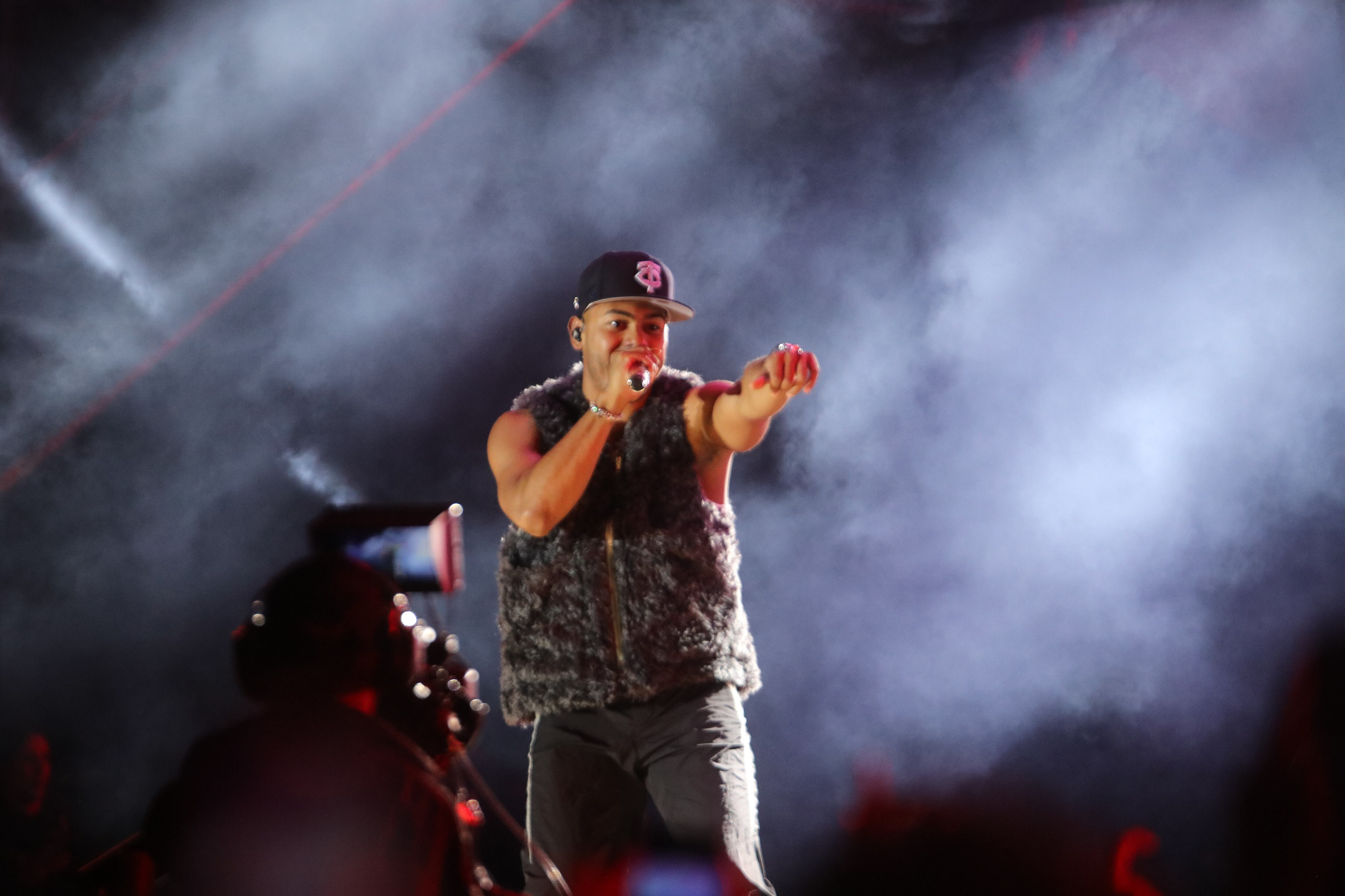 14-12-2024 Pedregal, Belén, celebración de los 100 años de la marca de cerveza Imperial. 
En la foto: Presentación de Mike Towers  
Fotografía: Jonathan Jiménez Flores para Grupo Nación