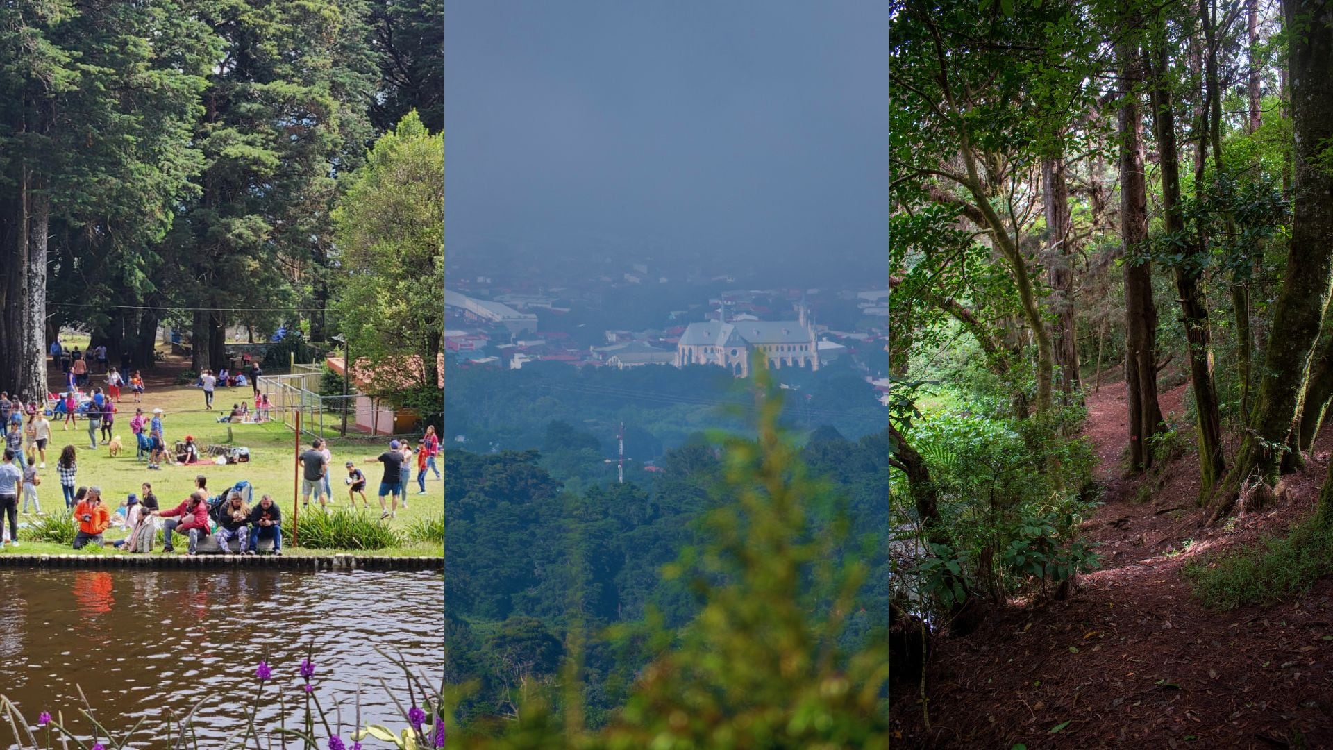 El Monte de la Cruz, el Bosque de la Hoja y la Laguna de Plata son zonas turísticas de San Rafael de Heredia