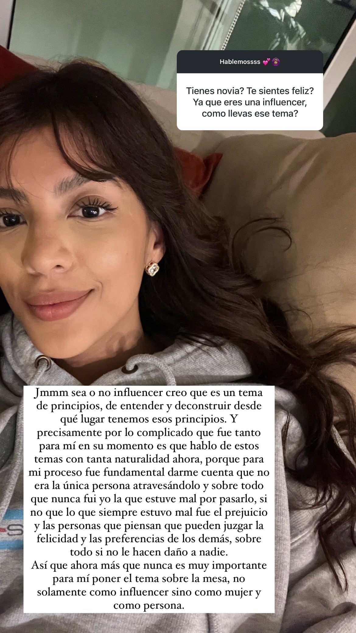 Celeste León, hija del cantante Erick León y hermana de María Fernanda León.