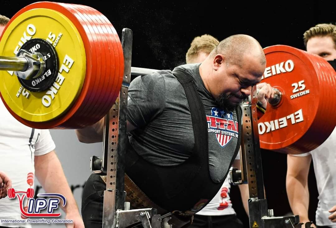 Manuel Campos, levantamiento de pesa de potencia