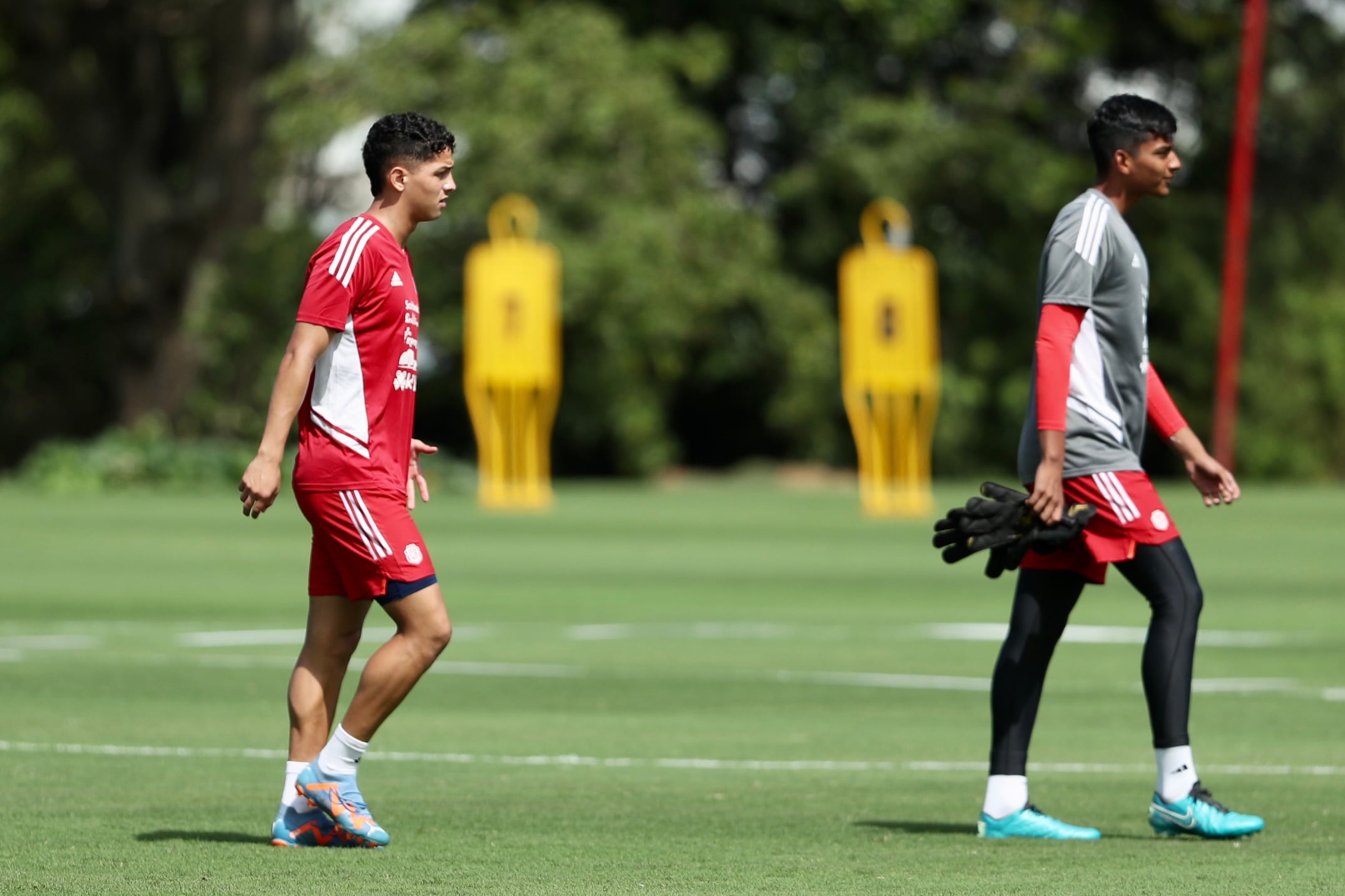 10/10/2023, Alajuela, Proyecto Gol, entrenamiento dela selección sub 23 con Claudio Vivas cómo entrenador interino previo al los fogueos ante Colombia sub 23.