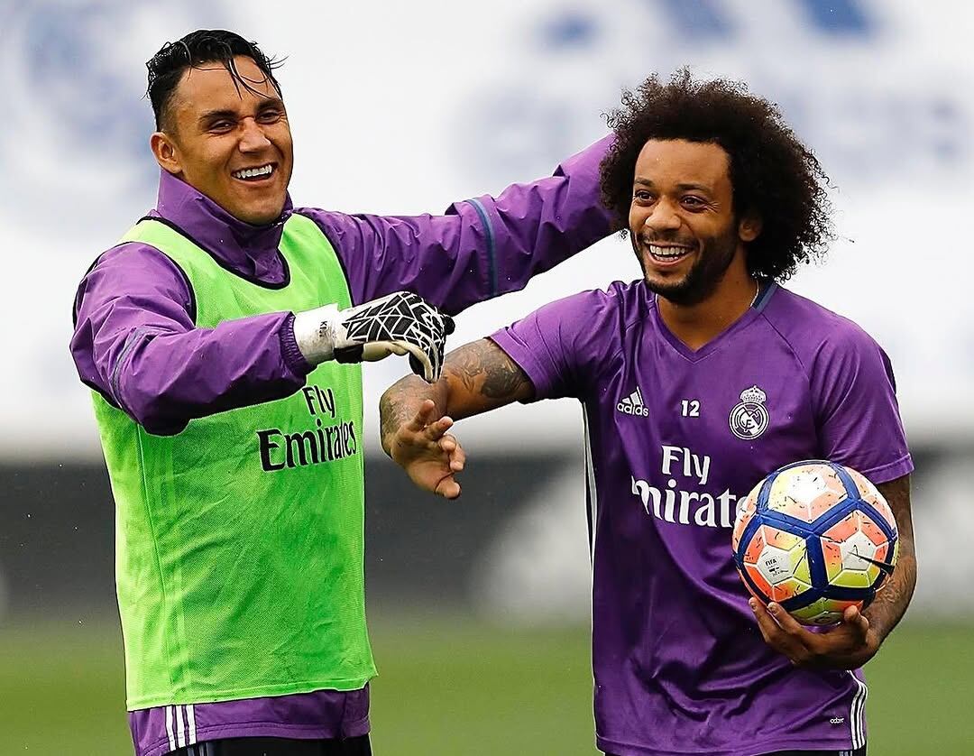 Esta fue una de las fotografías compartidas por Keylor Navas.