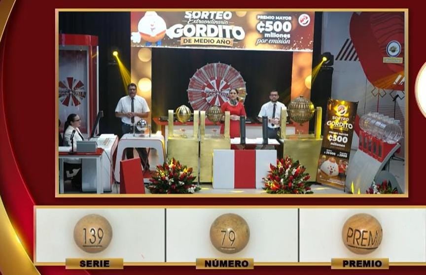 Lotería Nacional: este es el número ganador del premio mayor del Gordito de Medio Año 2026