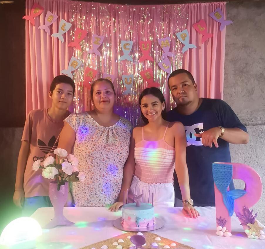 Valiente mamá se metió a casa en llamas para salvar a su hijo. Foto cortesía Karina Campos.