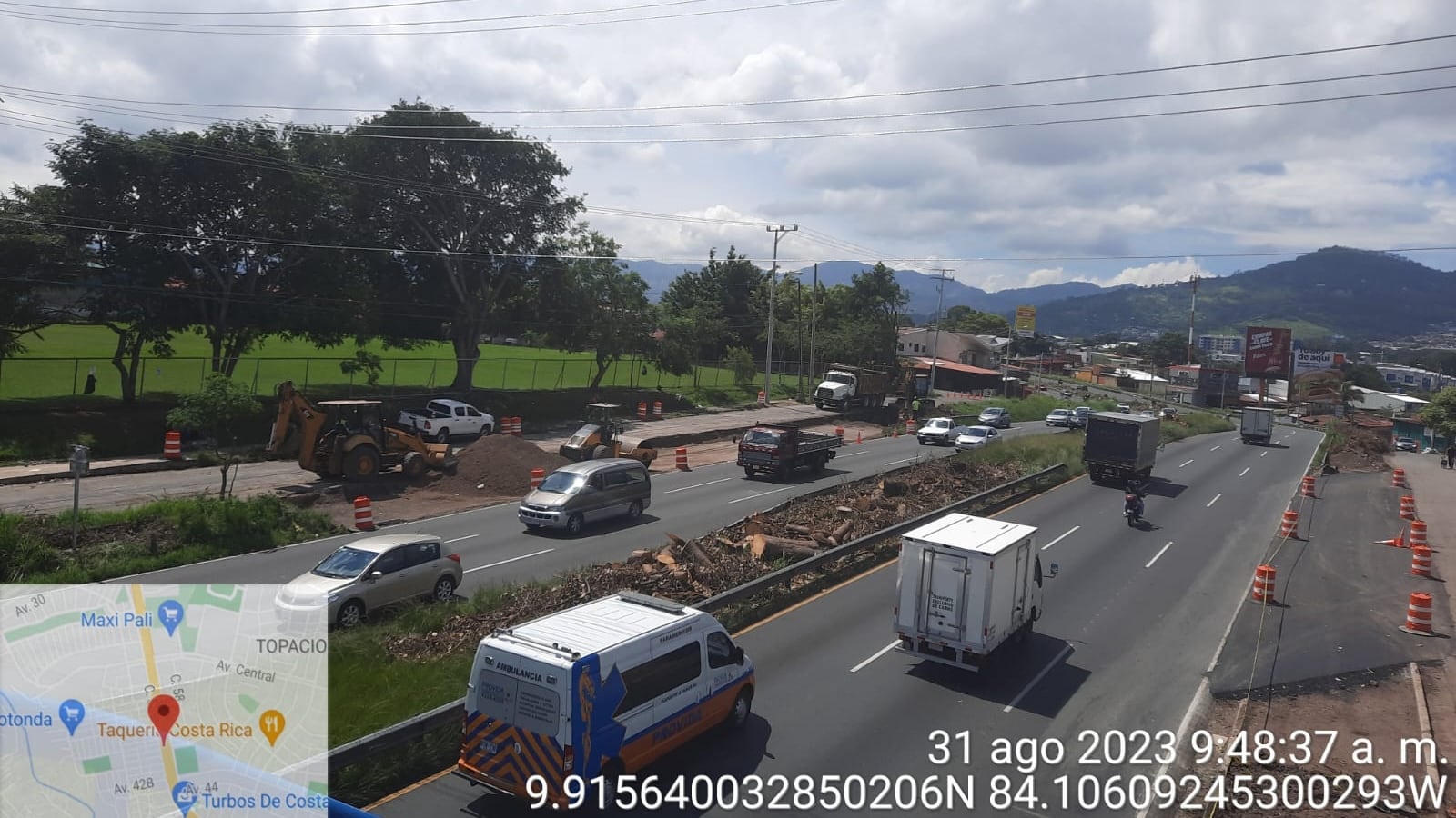 Cierre en los Hatillos por construcción del paso elevado