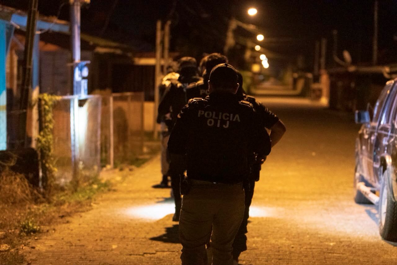 Allanamientos en Palmar Sur, Ciudad Cortés, Desamparados y La Reforma vinculados al caso Triángulo por narcomenudeo en la zona sur del país.