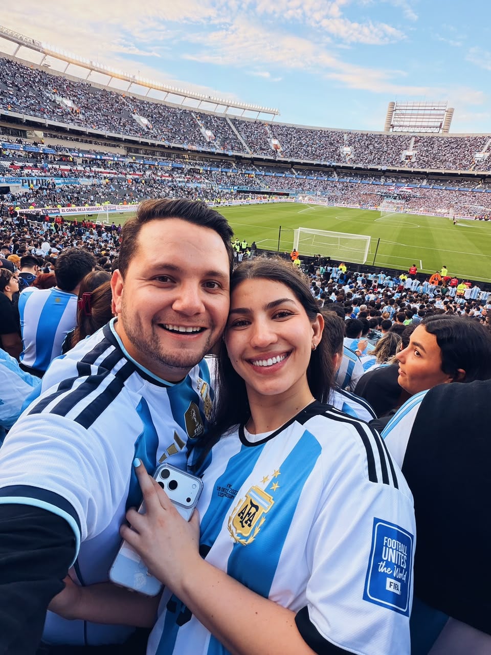 Federico Calderón estuvo presente en la despedida de Lionel Messi con la Selección de Argentina.