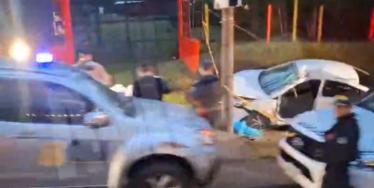 Una recta en Mata de Plátano de Goicoechea se convirtió en la escena de un aparatoso accidente de tránsito que cobró la vida de un hombre, el jueves 20 de agosto del 2026. Foto: ANI
