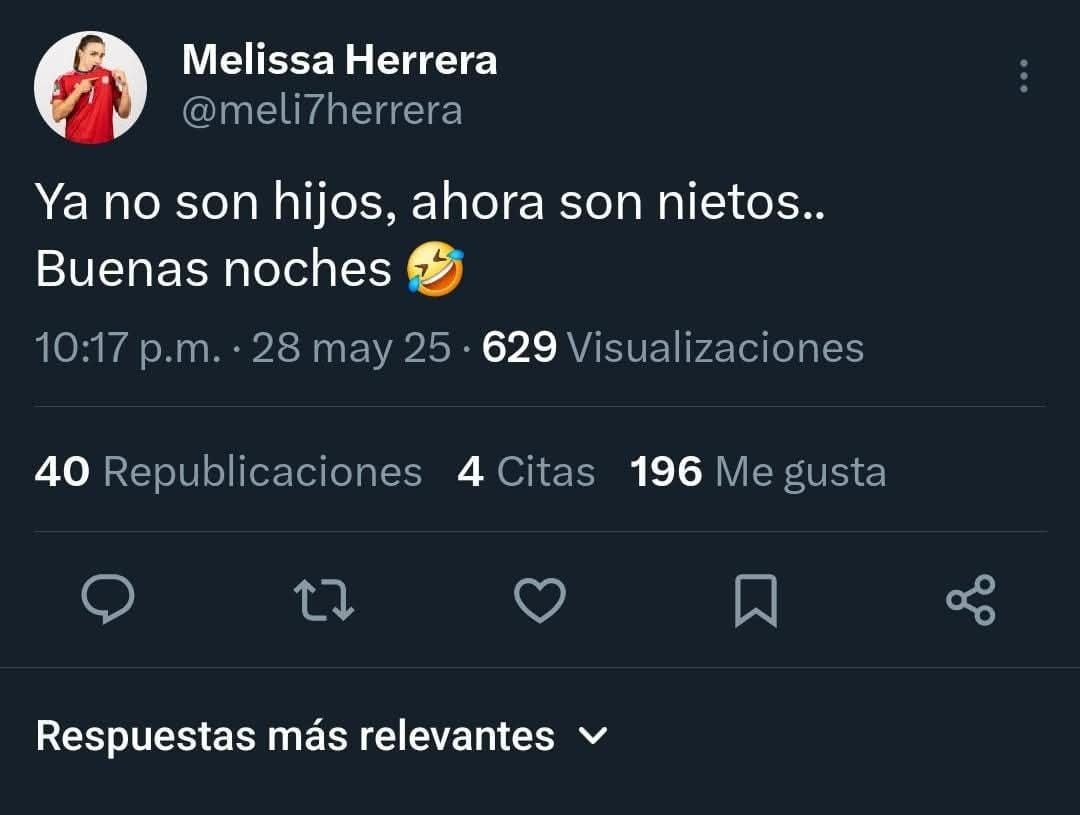 Mensaje de Melissa Herrera para los manudos