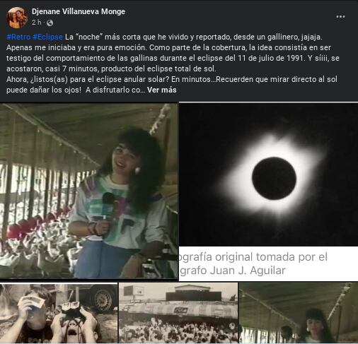 Djenane Villanueva eclipe solar