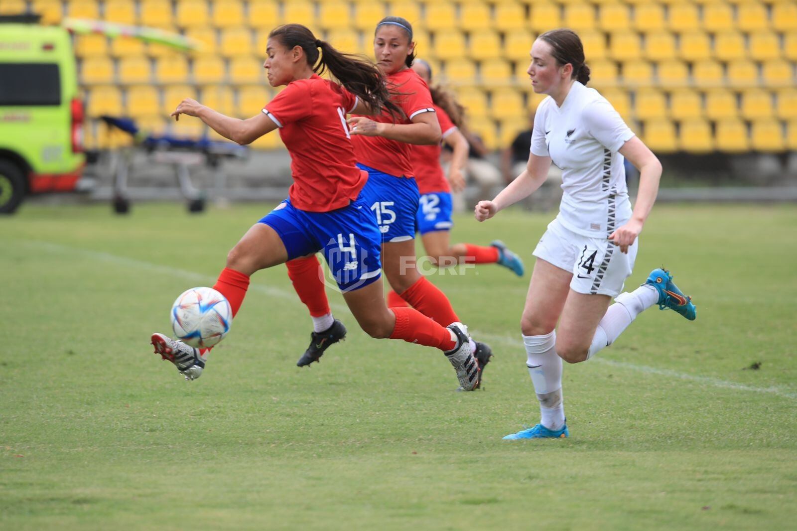 Fogueo de la selección sub-20 ante Nueva Zelanda. Prensa Fedefútbol.
