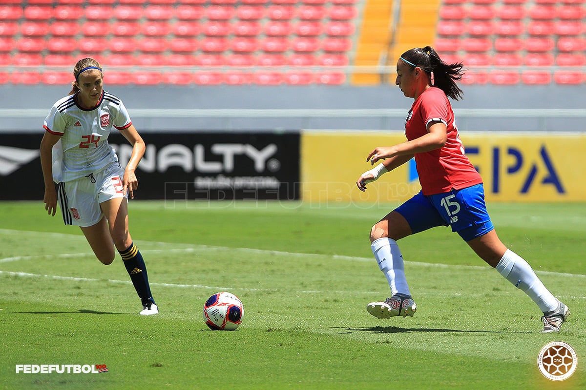Selección femenina sub20, Costa Rica - España