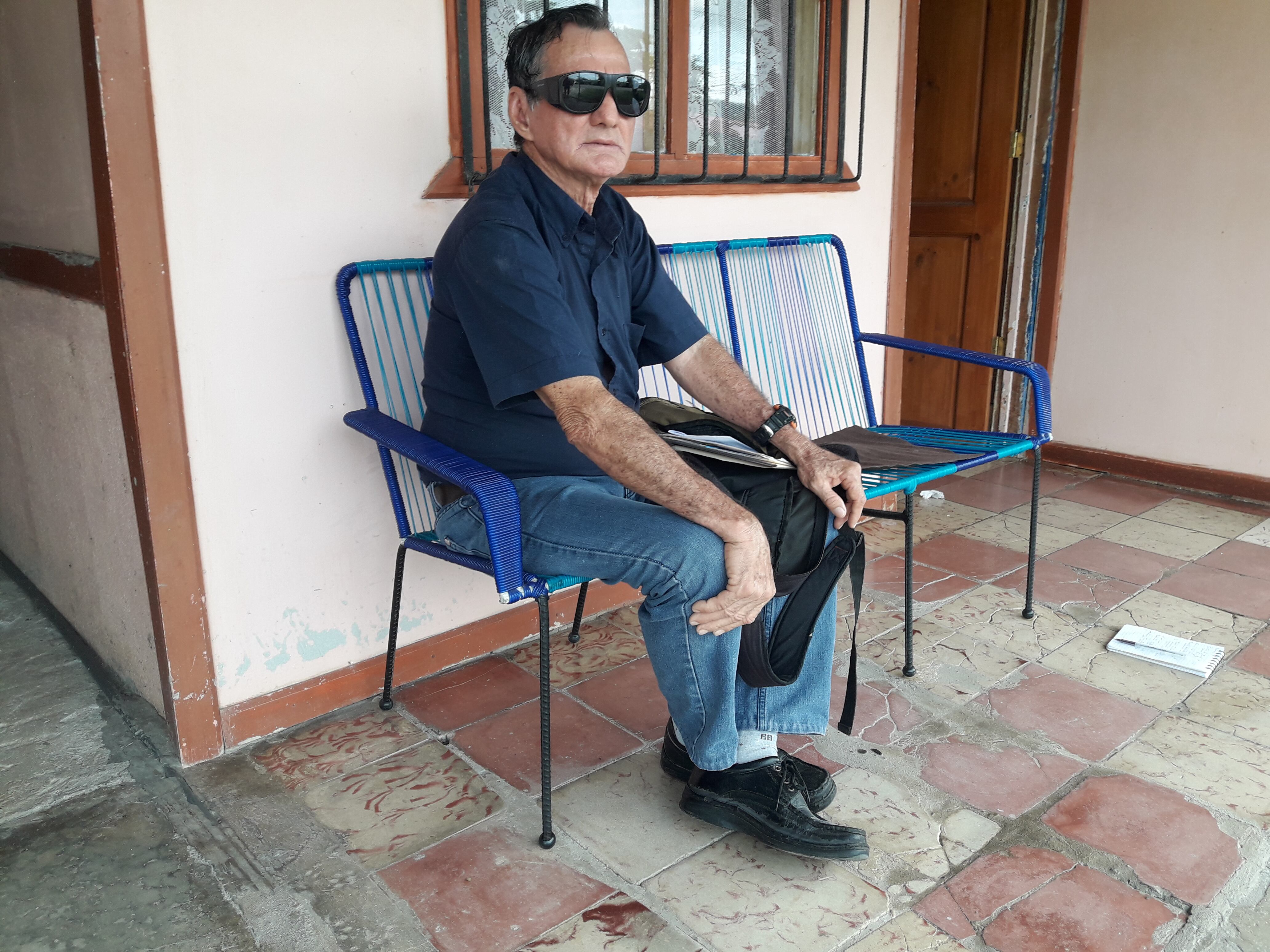 Alcides Parajeles, ambientalista que fue amenazado de muerte en Osa. Foto suministrada por Alfonso Quesada.