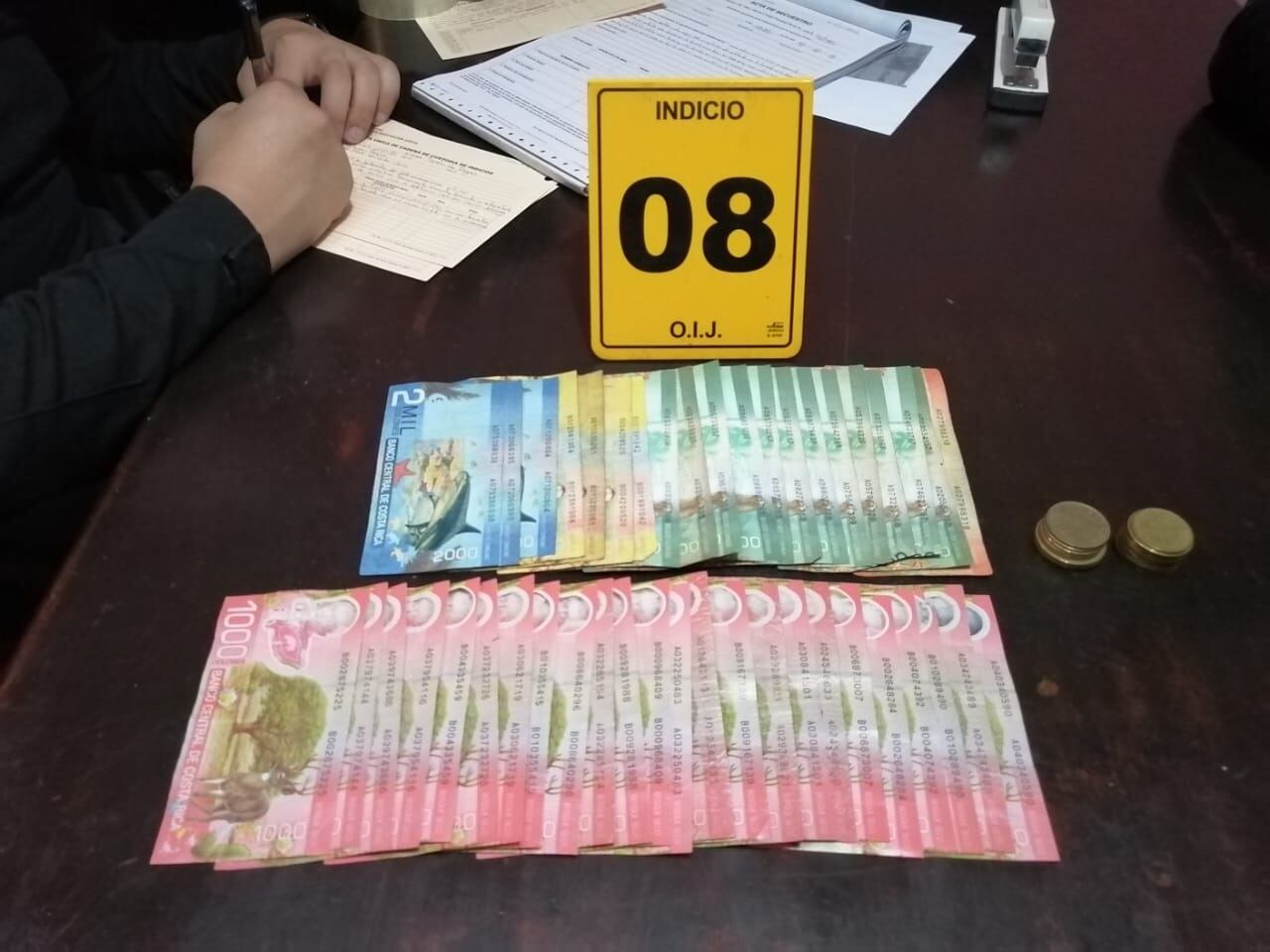 Allanamientos en Cartago para desmantelar banda narco que era dirigida por el novio de mujer que fue asesinada en Cartago. Foto Keyna Calderón.