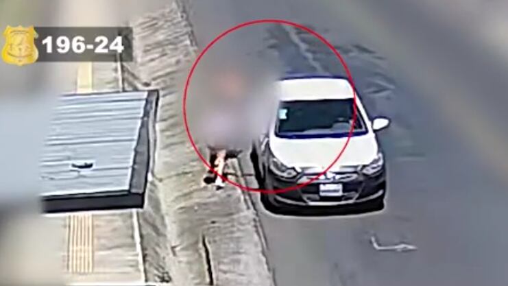 Una mujer que llegó junto a una menor en un carro blanco hasta Dulce Nombre de La Unión de Cartago y dos motociclistas podrían estar ligados en el asesinato del exjuez Luis Diego Ulloa Rodríguez. Foto: Captura video OIJ