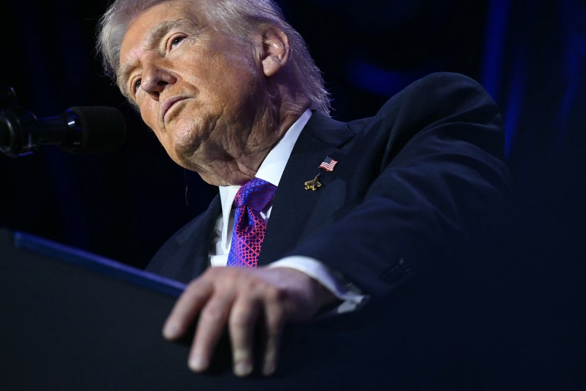 El presidente de Estados Unidos, Donald Trump, habla durante el Desayuno Nacional de Oración en el Washington Hilton, en Washington, DC, el 5 de febrero de 2026.