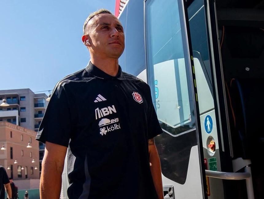 Keylor Navas con la Selección.