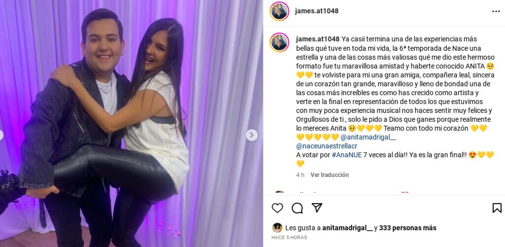 James Angulo Nace una estrella