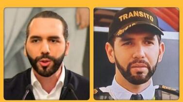 El tráfico tico que es idéntico a Nayib Bukele lo conoció y se tomó una foto con él