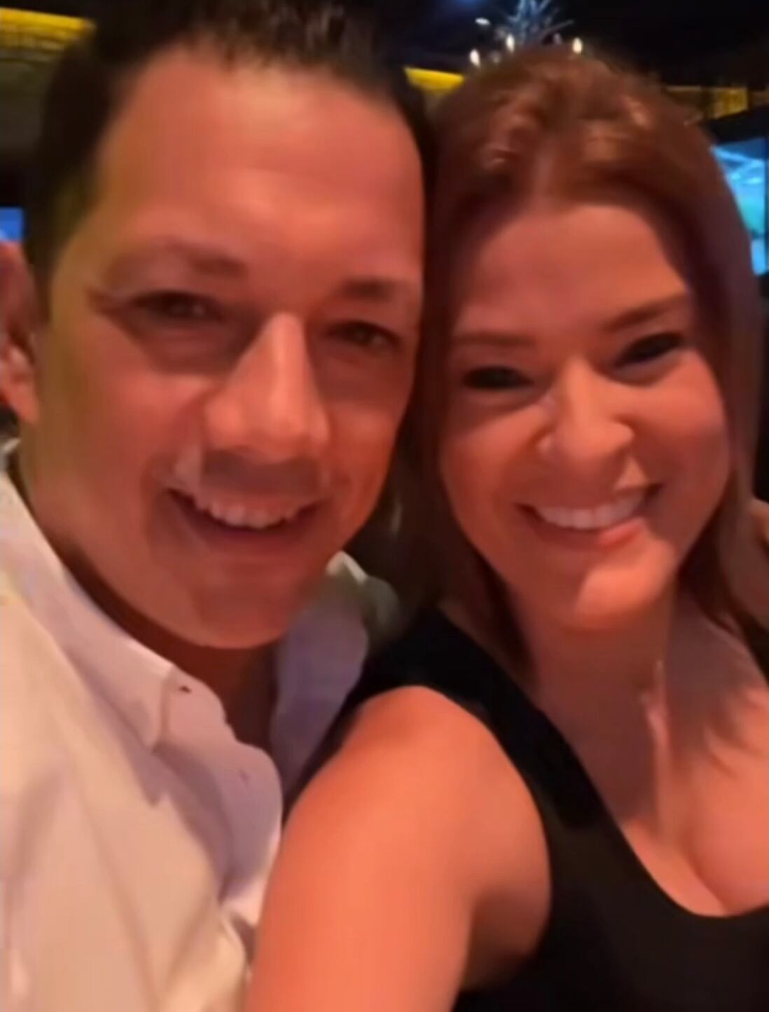 Fabiola Herra y su nuevo novio.