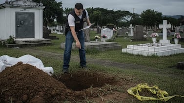 Joven embarazada que desapareció estaba enterrada en un cementerio, una historia que nadie olvida