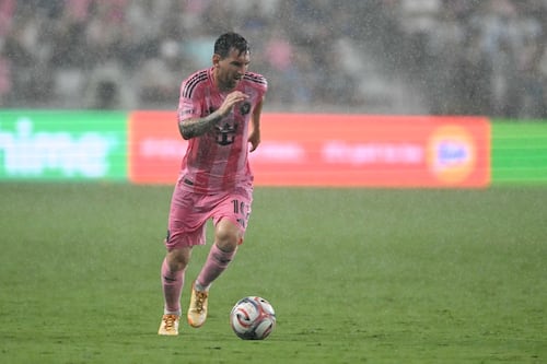 Washington Ortega se fue a ver al Inter de Miami de Lionel Messi y sucedió algo realmente insólito
